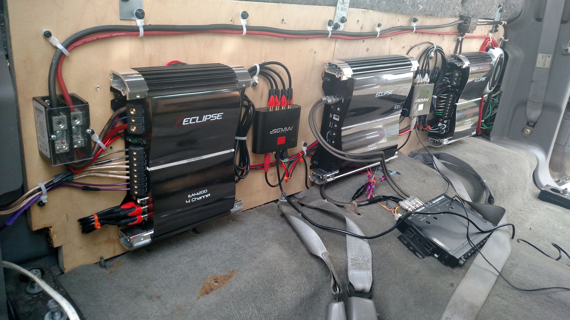 Amp mounting behind truck seats Car Stereo Forum